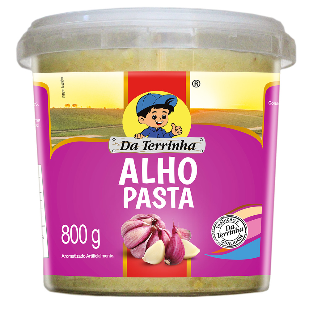 Pasta De Alho Da Terrinha 800 G - Cx 12