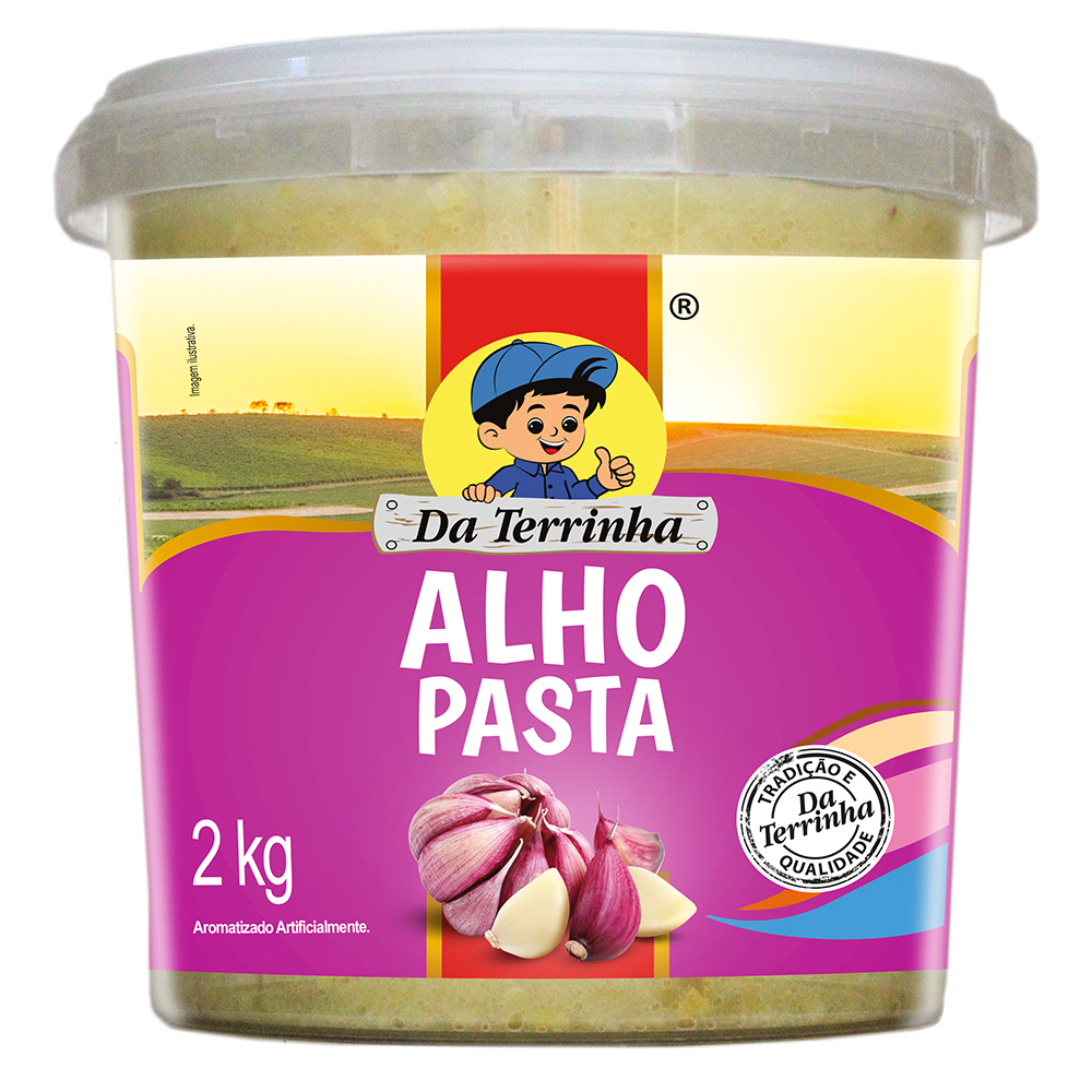 Pasta De Alho Da Terrinha 2 Kg - Cx 06