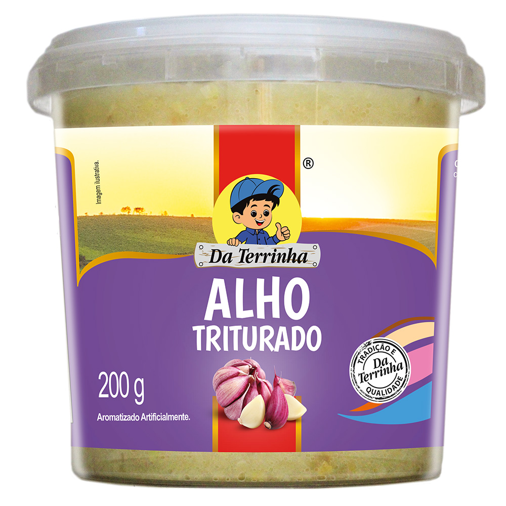 Alho Triturado Da Terrinha 200 G - Cx 12