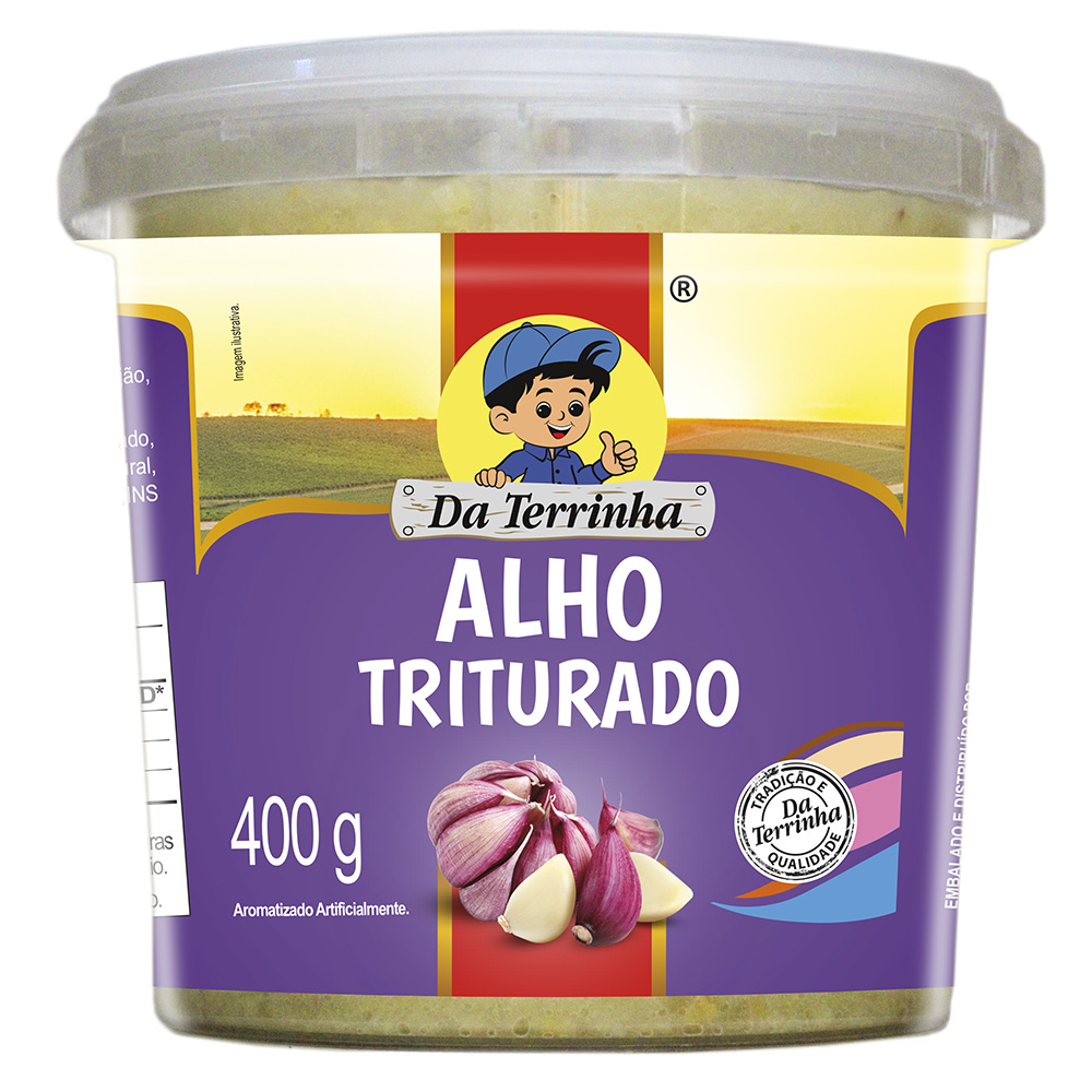 Alho Triturado Da Terrinha 400 G - Cx 12