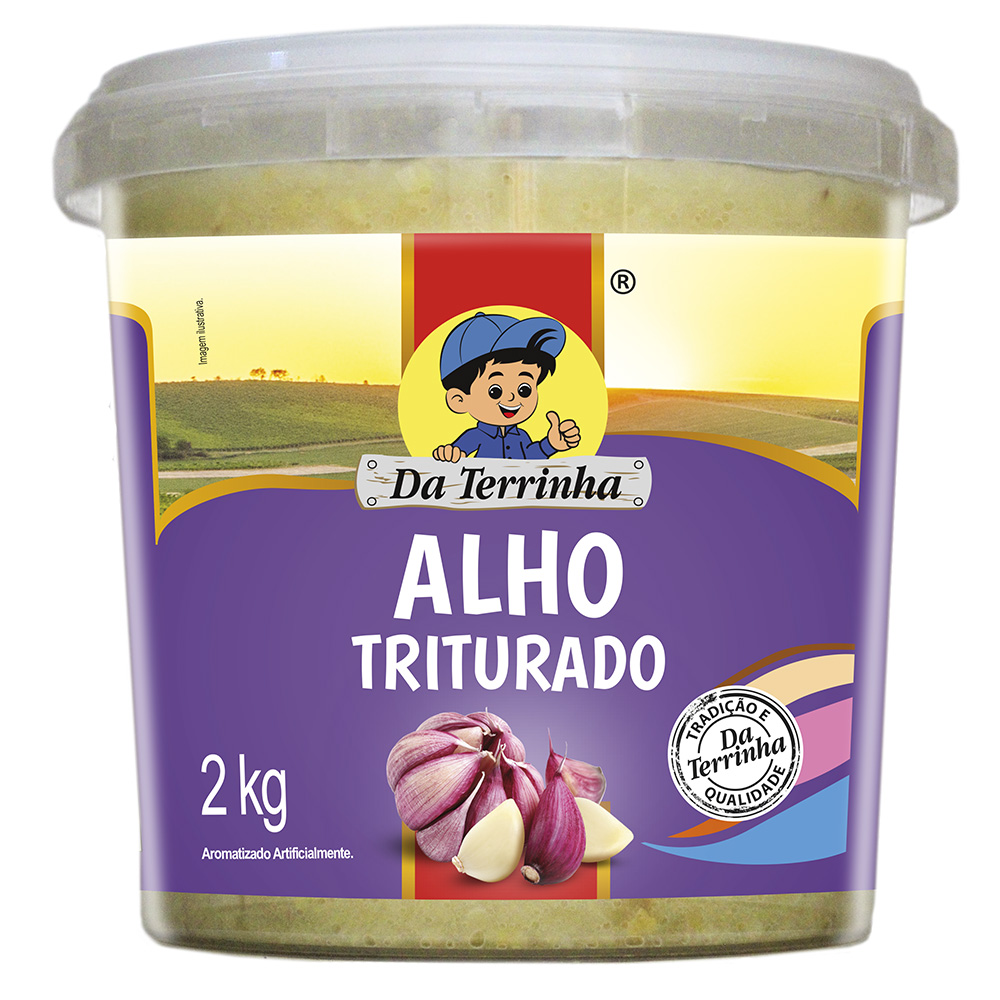 Alho Triturado Da Terrinha 2Kg - Cx 06