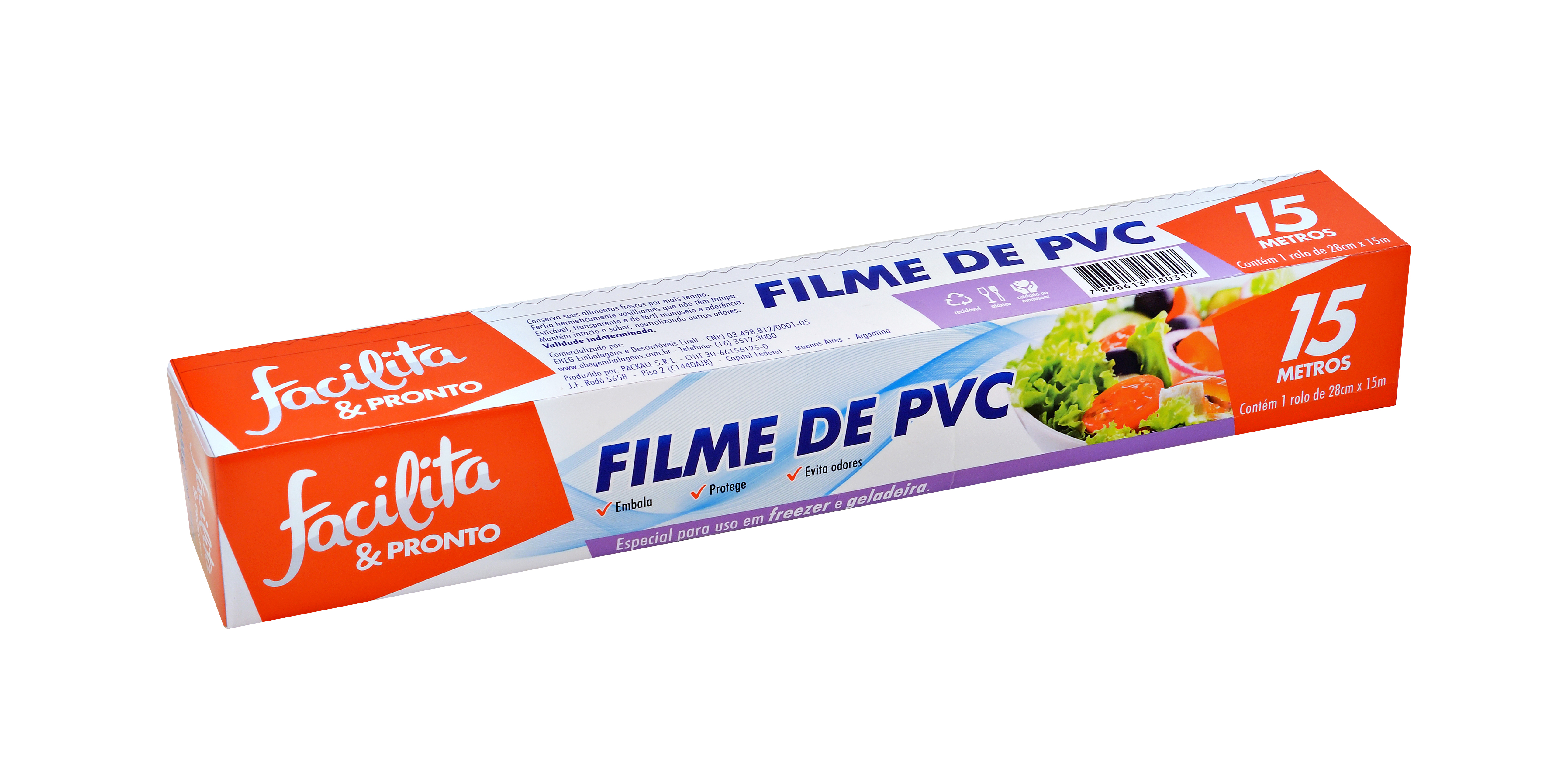 PVC Cling Film 28 cm x 15 meters Facilita & Pronto