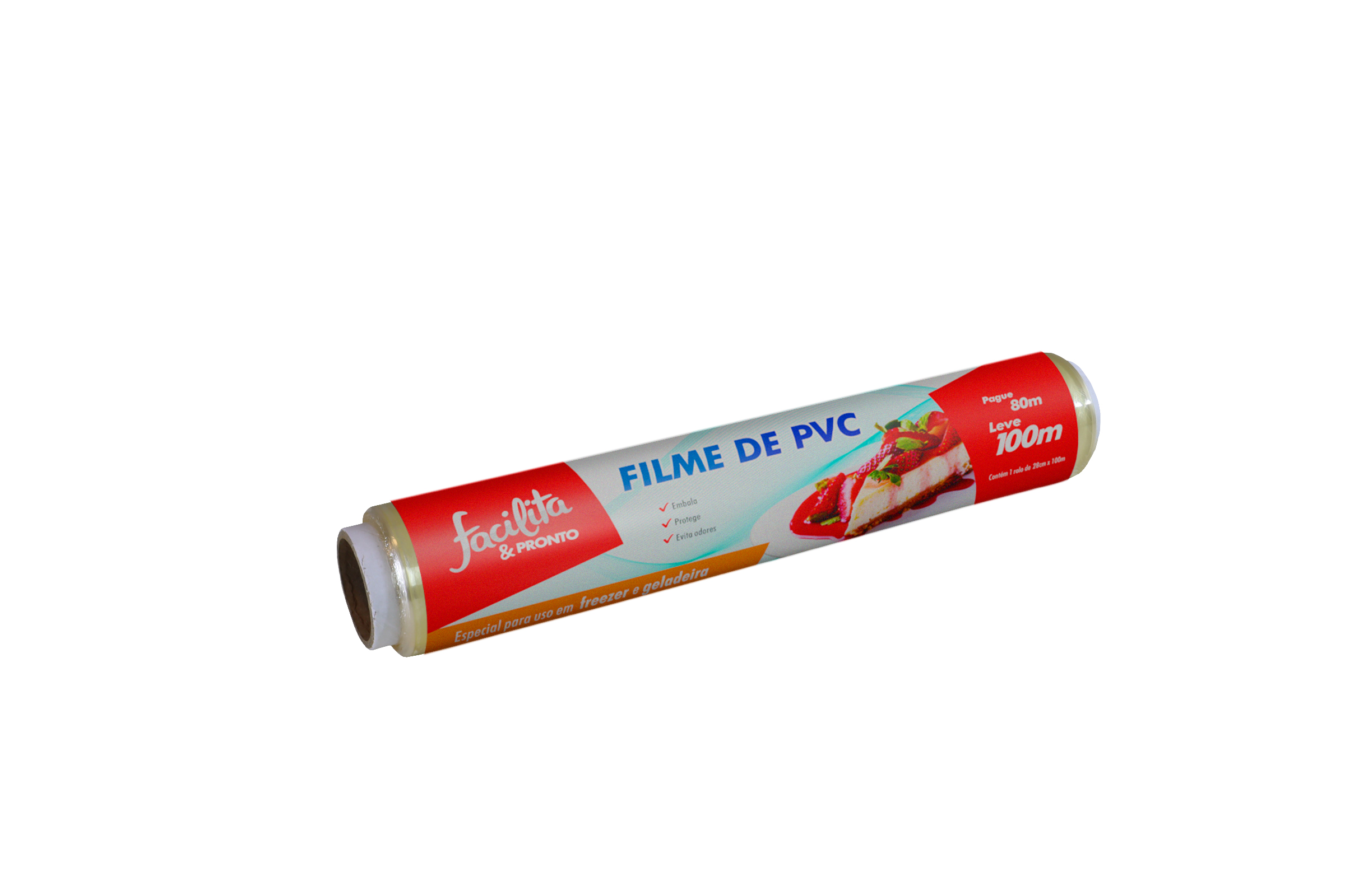 PVC Cling Film 28 cm x 100m Refill Facilita & Pronto
