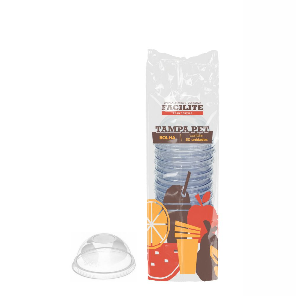 Facilite Food Pet Dome Lid Without Hole C/50