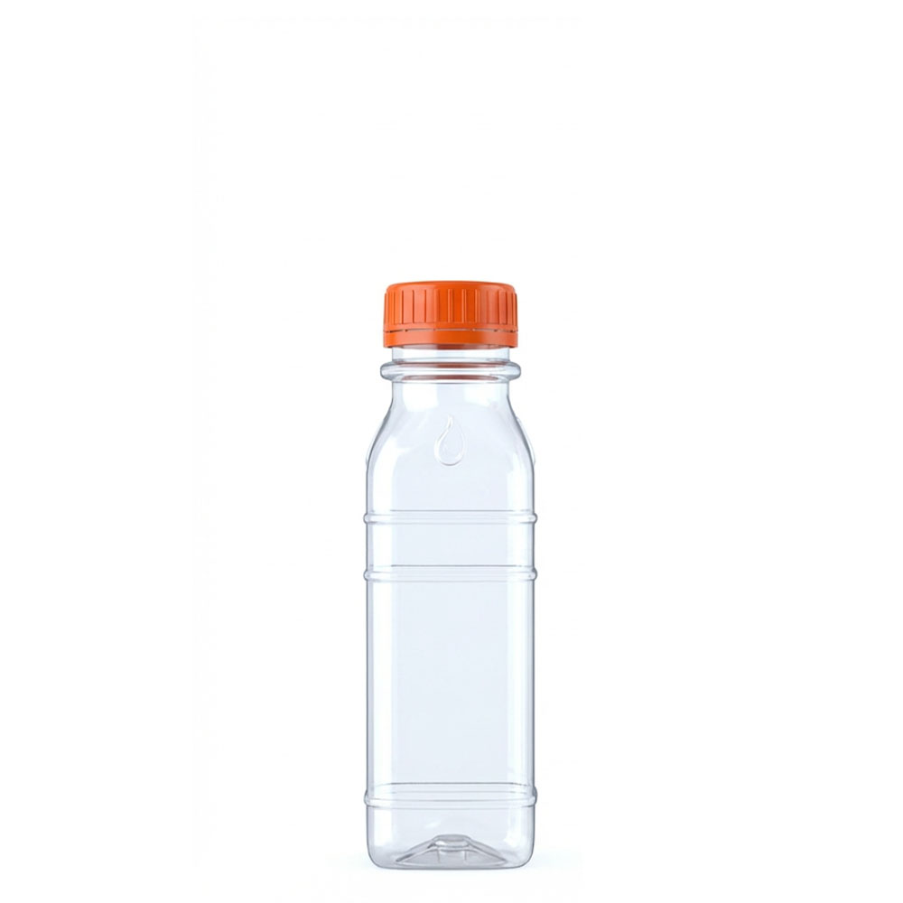 Botella Plástica Facilite Fs Pet Tapa Naranja 300Ml C/50