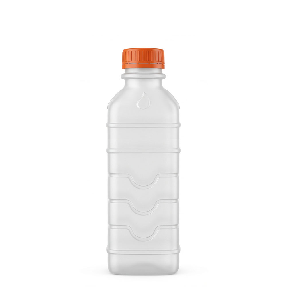 Botella Plástica Facilite Fs Pead Tapa Naranja 1.000Ml C/50