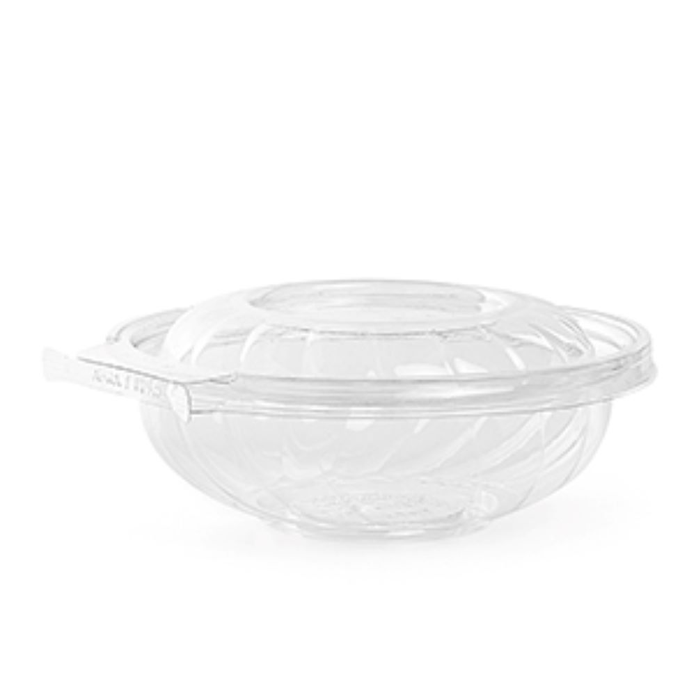 Mini Saladeira Baixa 300Ml Pet C/ Lacre C/100