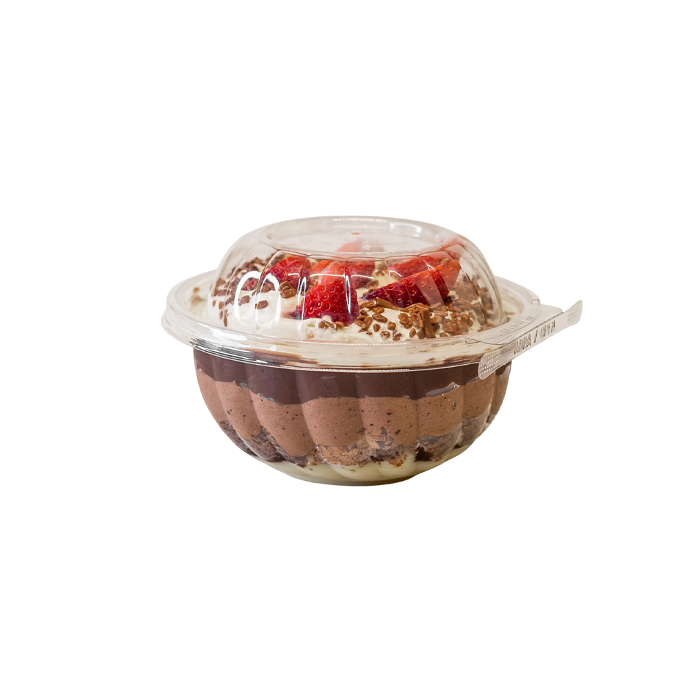 Mini Saladeira Alta 450Ml Pet C/ Lacre C/100