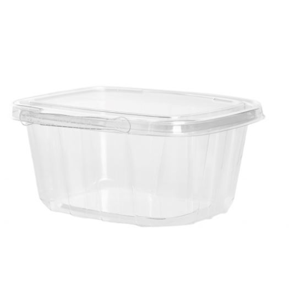 Pote Retangular C/ Lacre 480Ml C/100