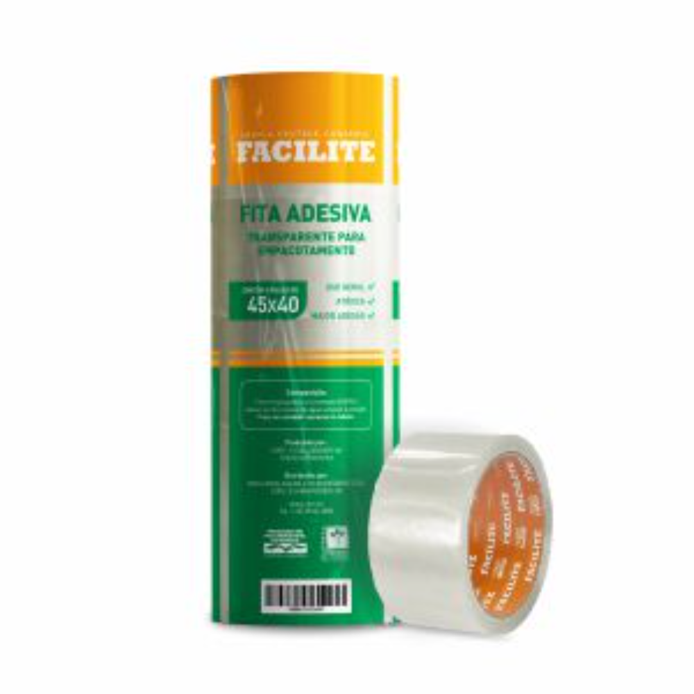 Facilite Adhesive Tape 45Mm X 40M Clear C/5