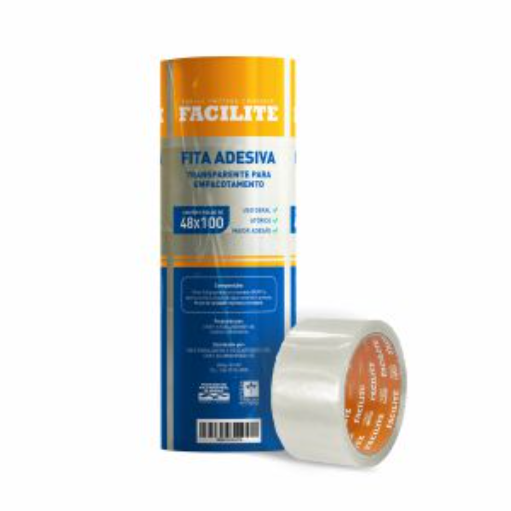 Facilite Adhesive Tape 48Mm X 100M Clear C/5