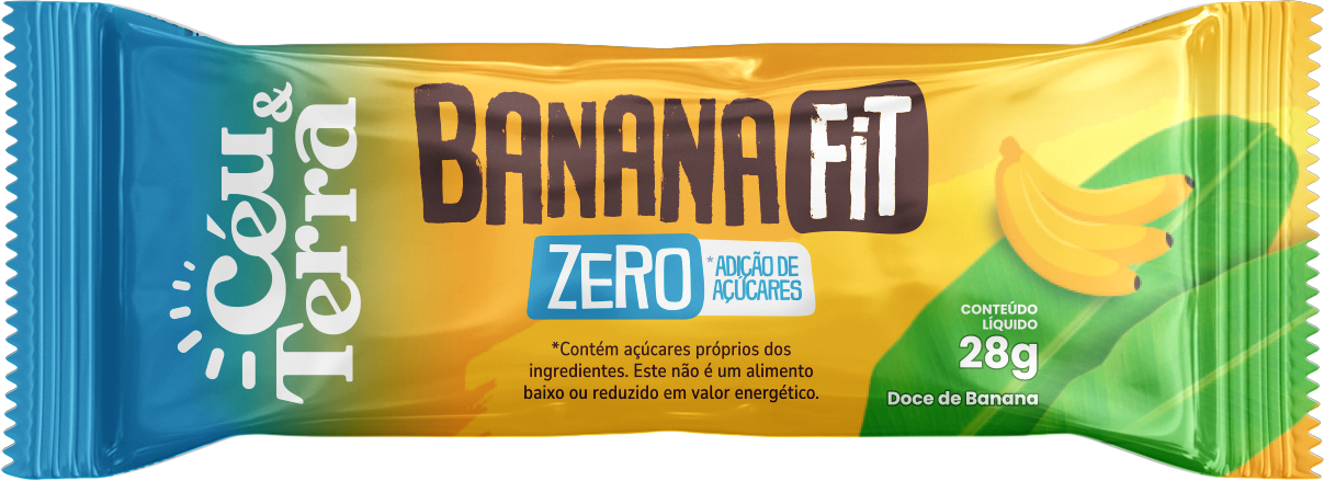 DULCE DE BANANA FIT TRADICIONAL CIELO Y TIERRA 28G (20 X 12 UNIDADES)
