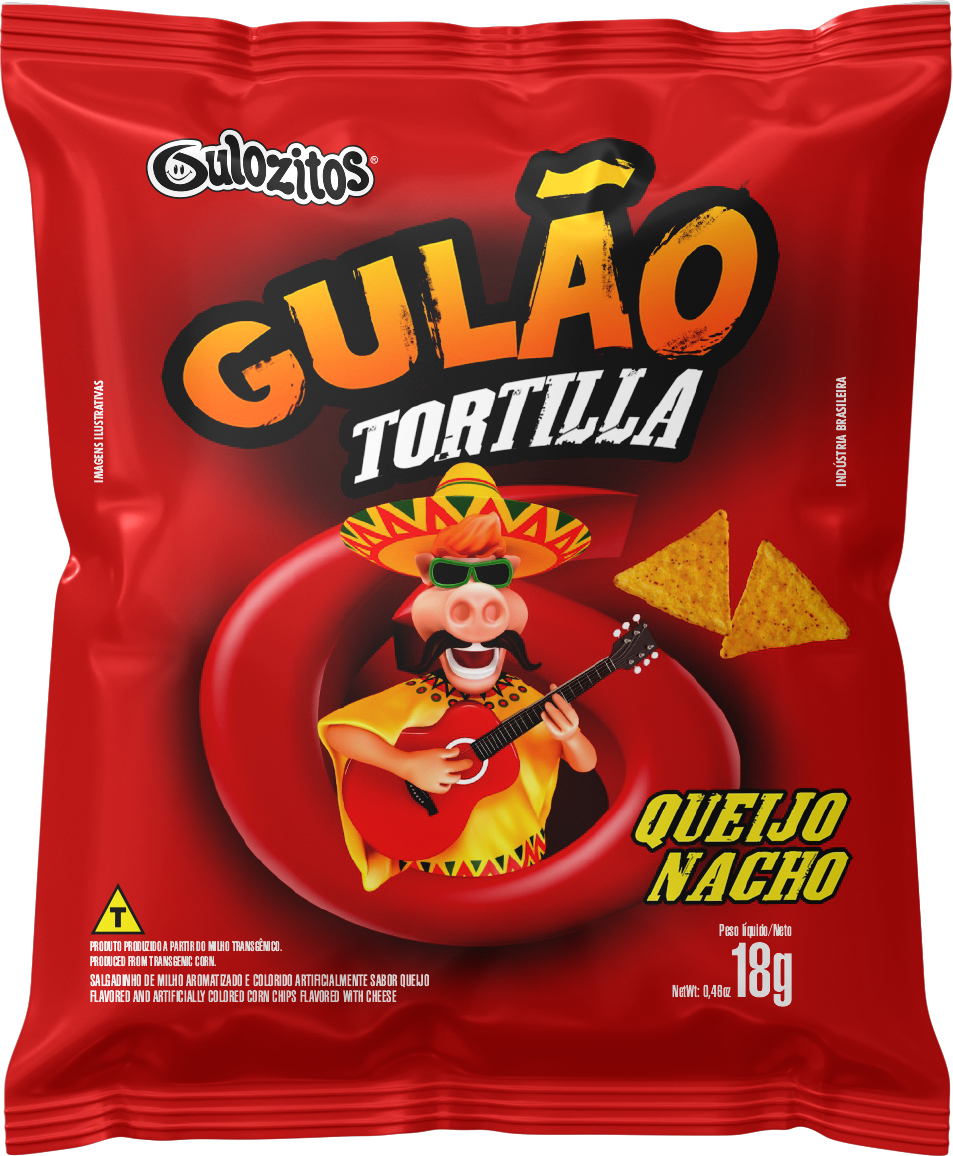 Gulão Tortilla Queso Nacho 300G