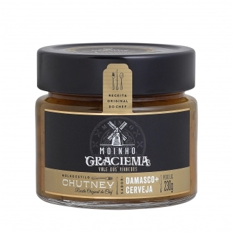 Apricot Chutney with Beer Moinho Graciema 230g