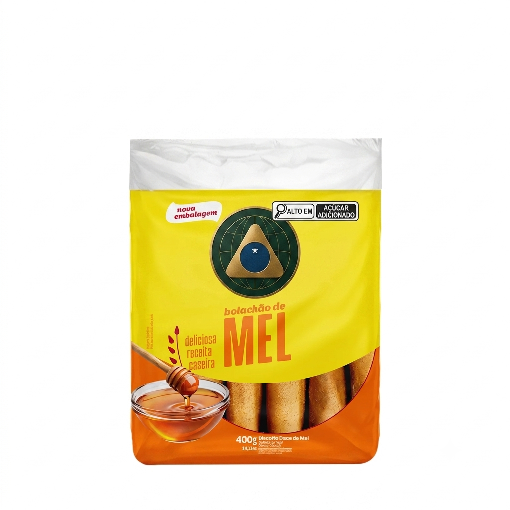 Biscoito Bolachão Mel 400G