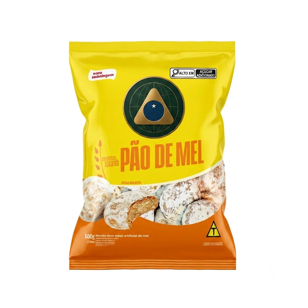 Pan de Miel con Cobertura Azucarada