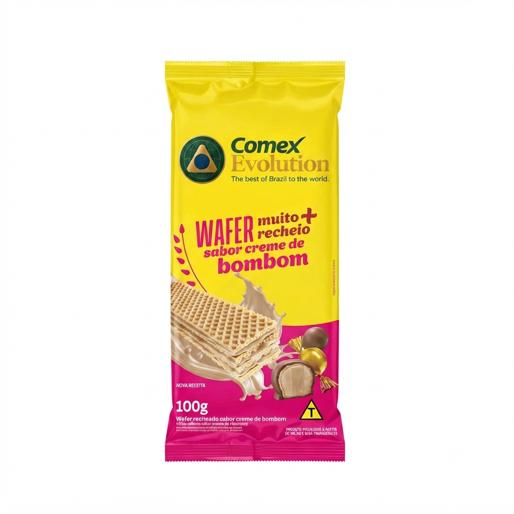Wafer de Crema de Bombón