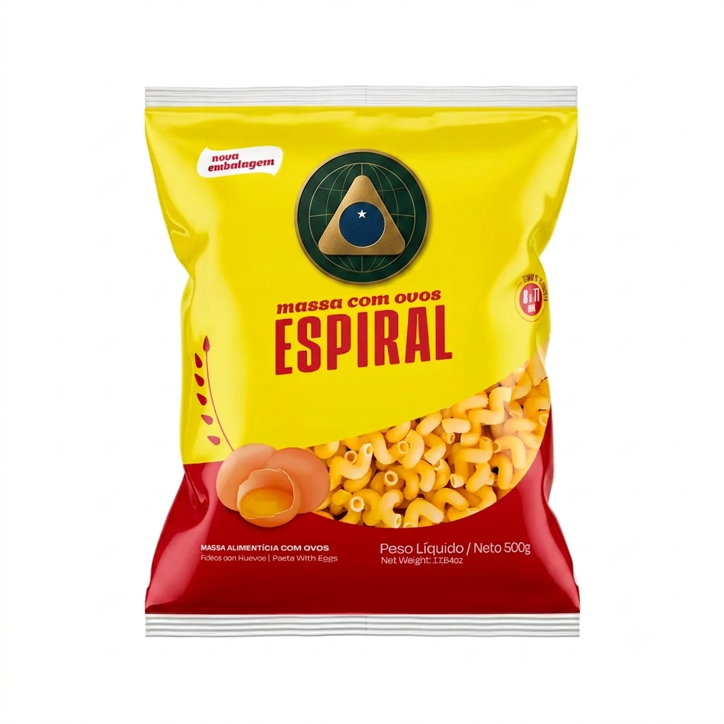 Massa Espiral Ovos 500G
