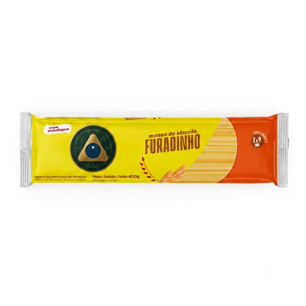 Semolina Furadinho Pasta