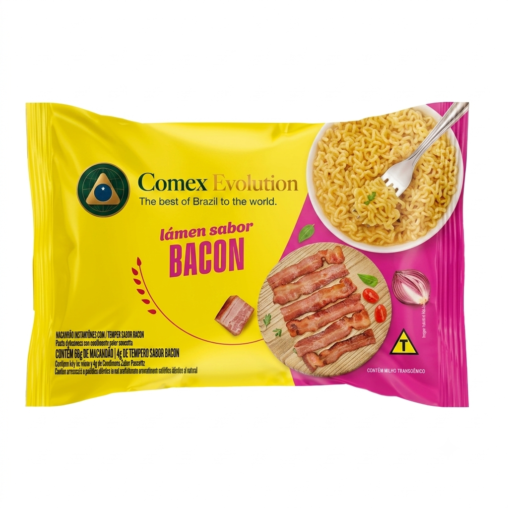Macarrão Instantâneo Bacon 70G