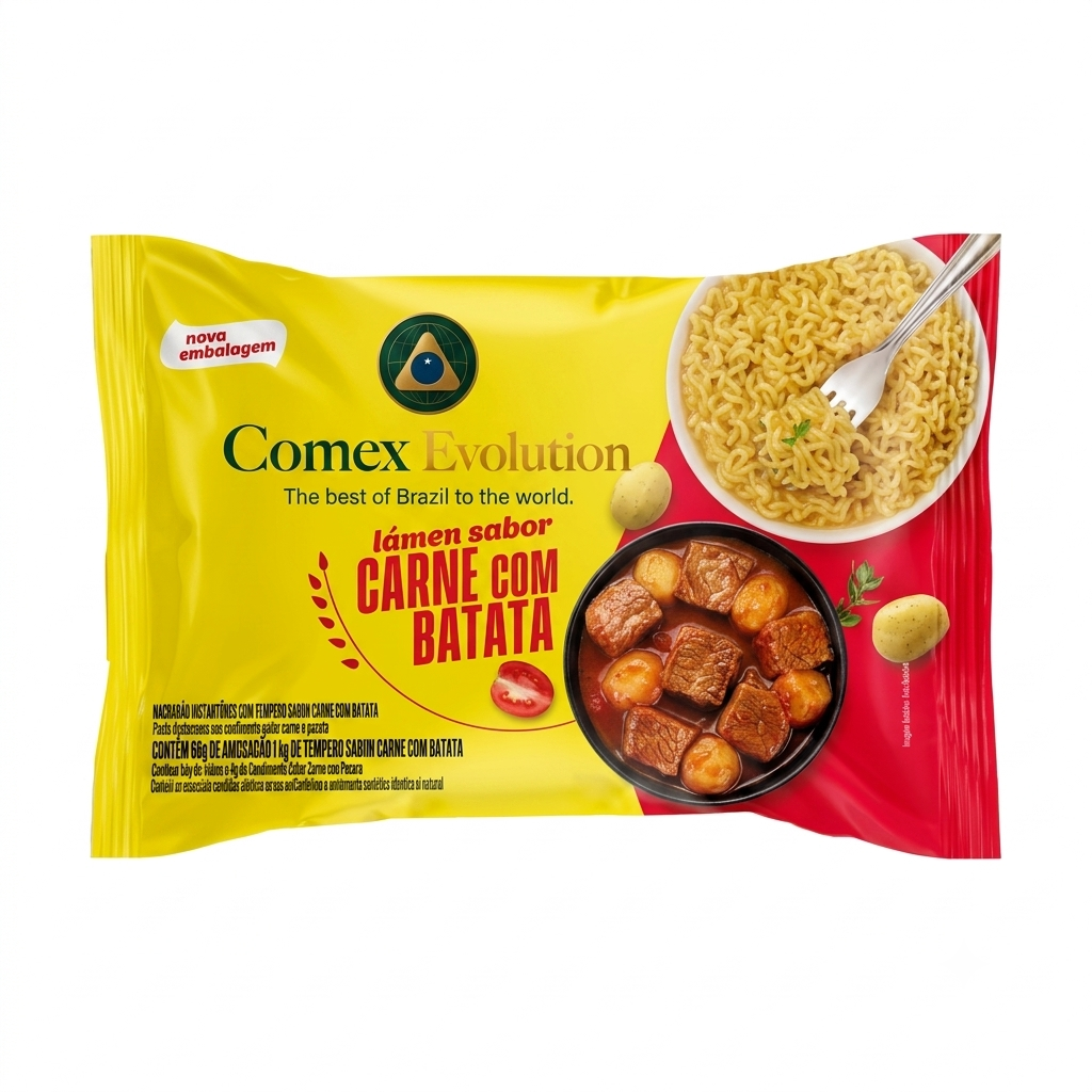 Macarrão Instantâneo Carne c/ Batata 70G