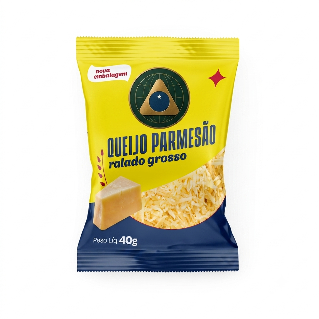 Queijo Ralado Grosso 40G