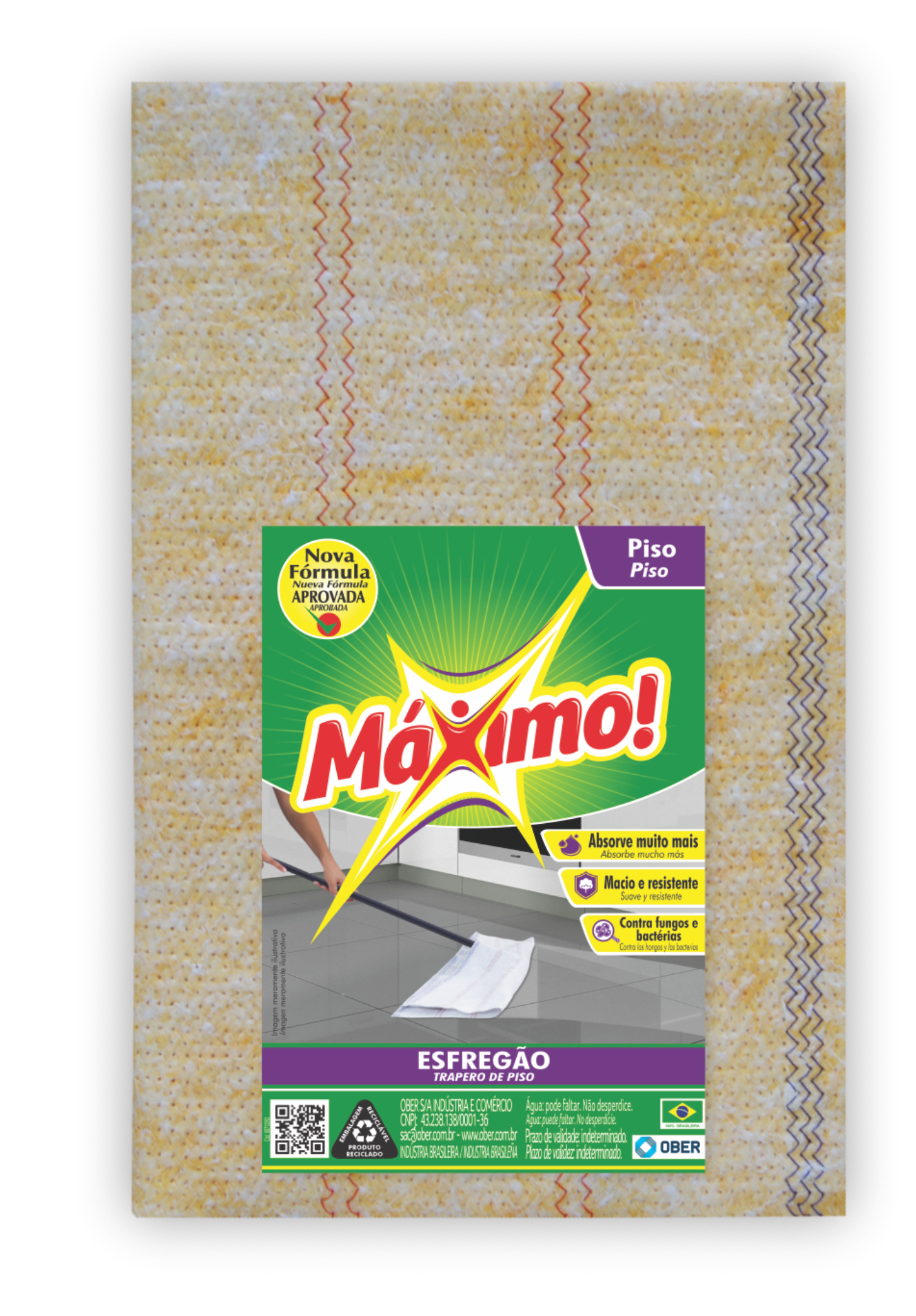 Colorful Floor Mop Large Size Ober