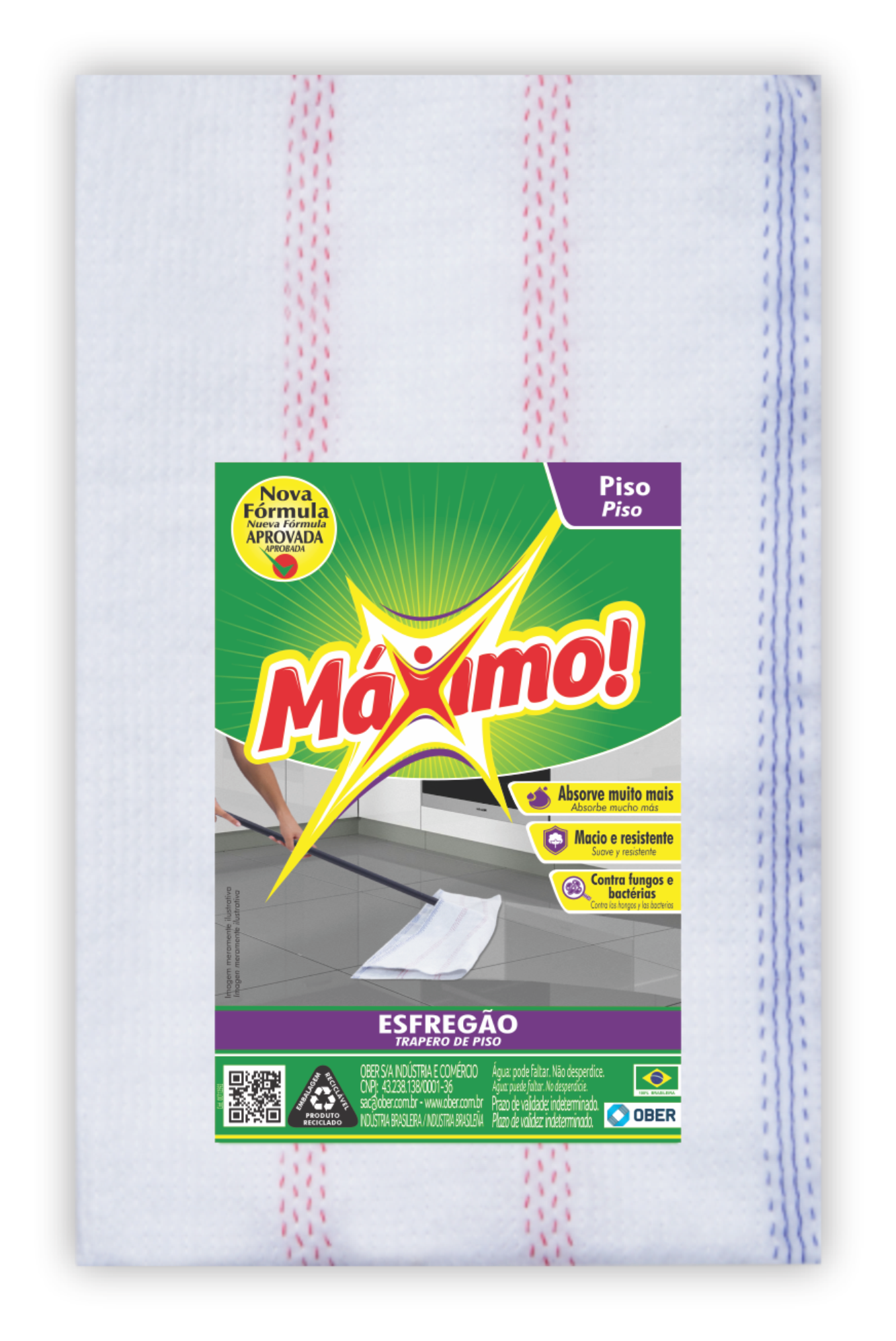 White Floor Mop Large Size Ober
