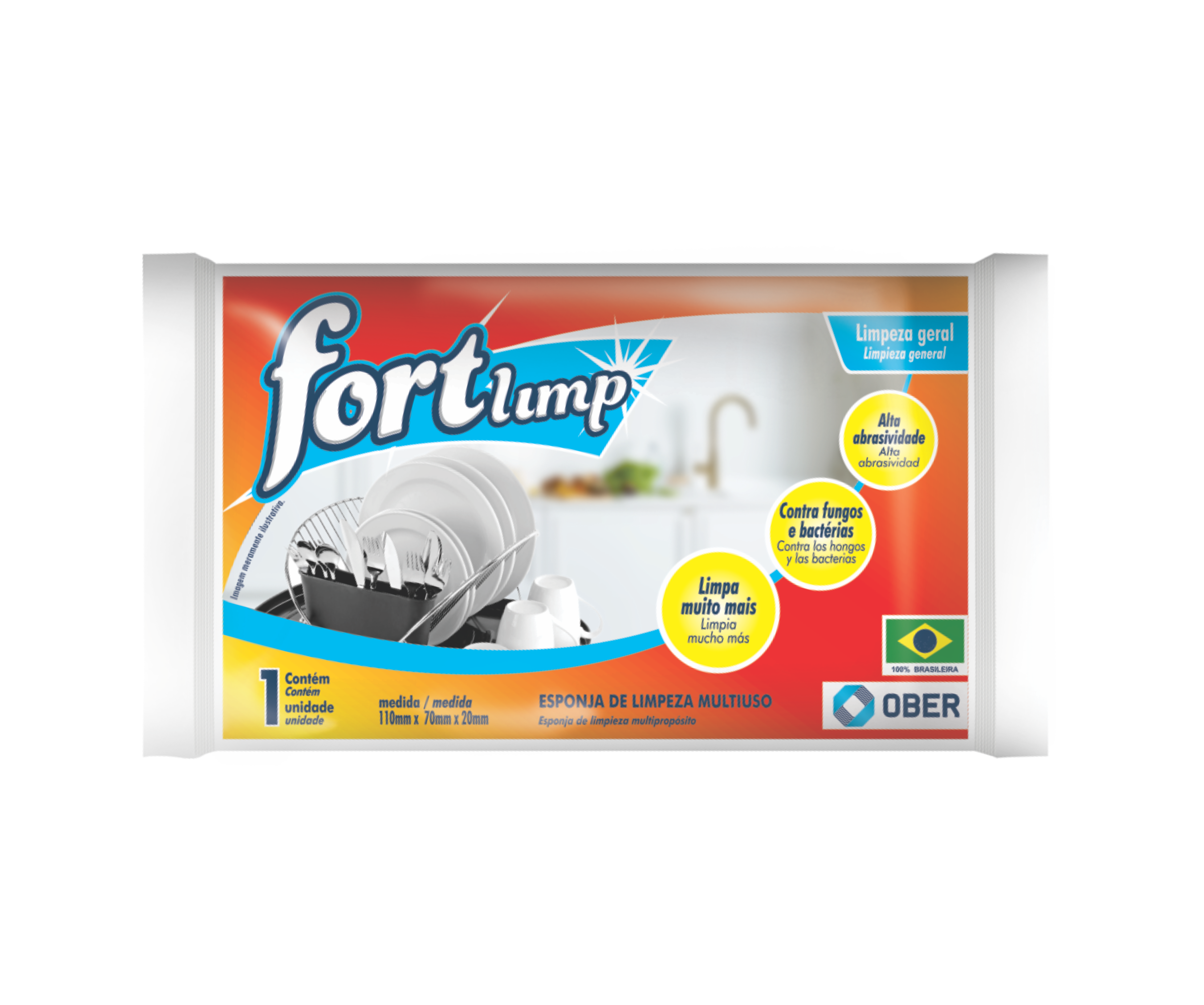 Multi-Purpose Cleaning Sponge Ober Single unit