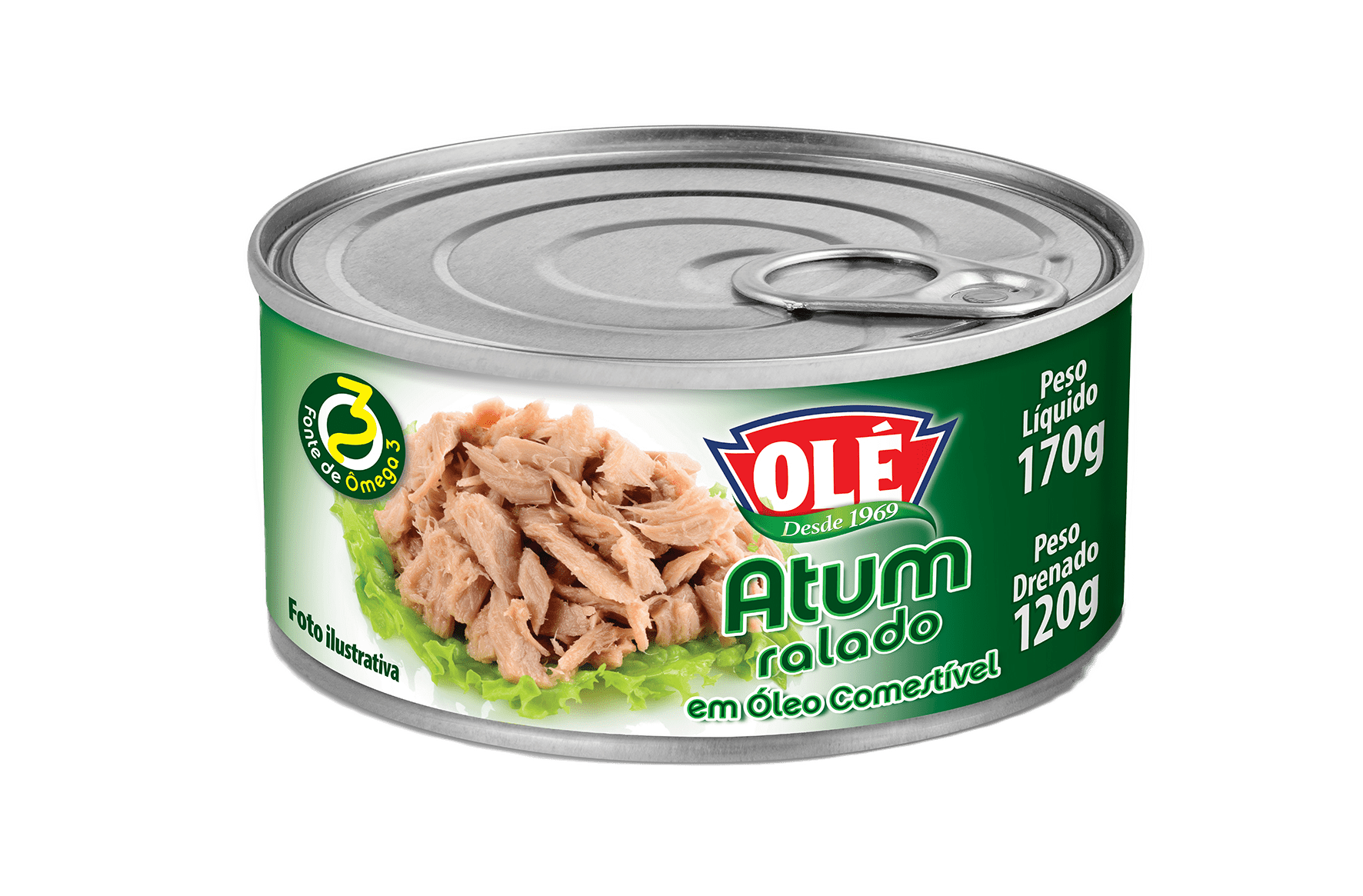 Canned Shredded Tuna Olé 170g Box of 24 units