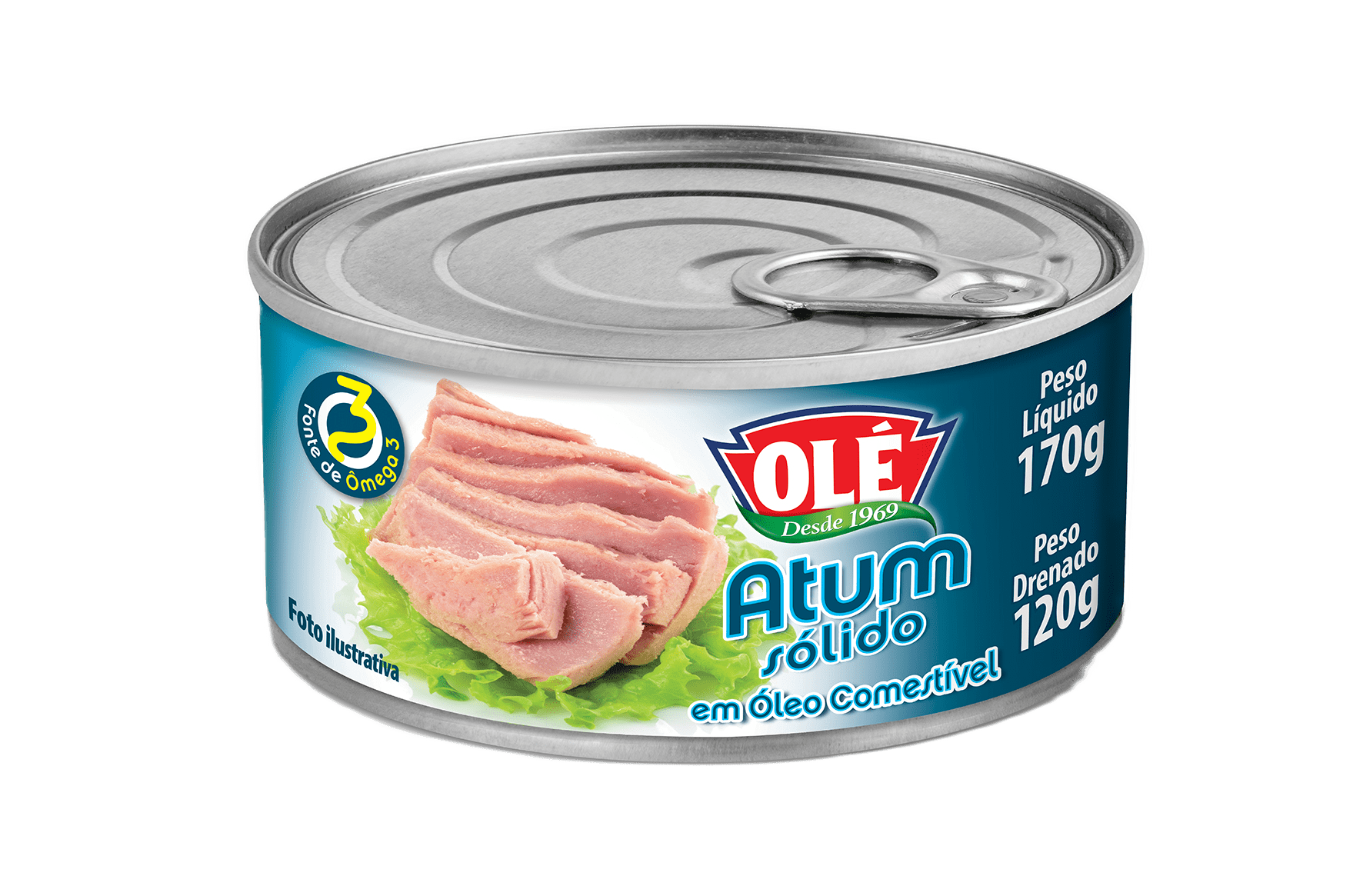 Canned Solid Tuna Olé 170g Box of 24 units