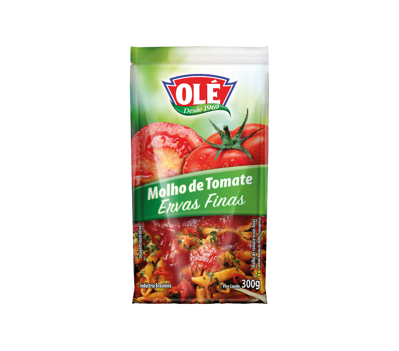 Fine Herbs Flavored Tomato Sauce Sachet Olé 300g Box of 32 units