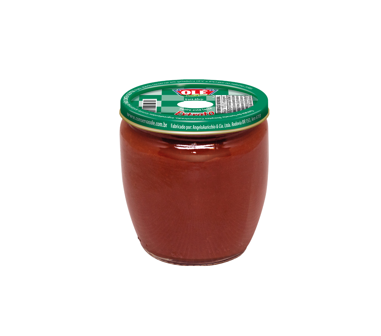 Extrato de Tomate em Copo Olé 190g Caixa com 12 unidades
