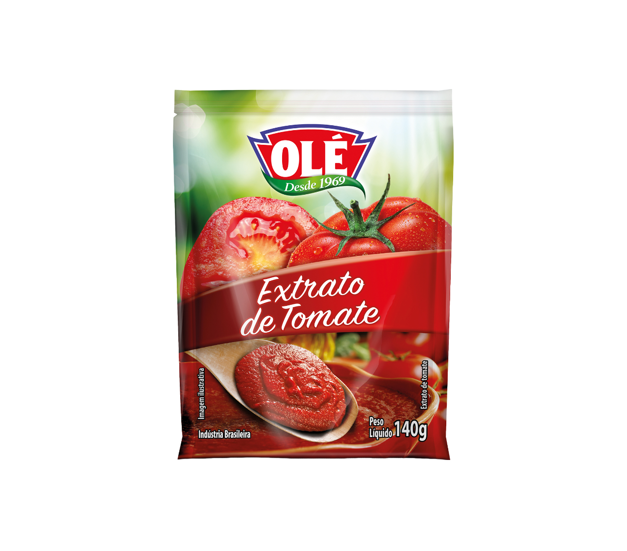 Tomato Extract Sachet Olé 140g Box of 48 units