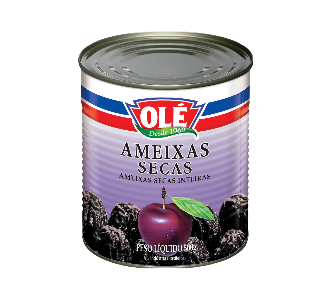 Dried Plum in Can Olé 500g Box of 12 units