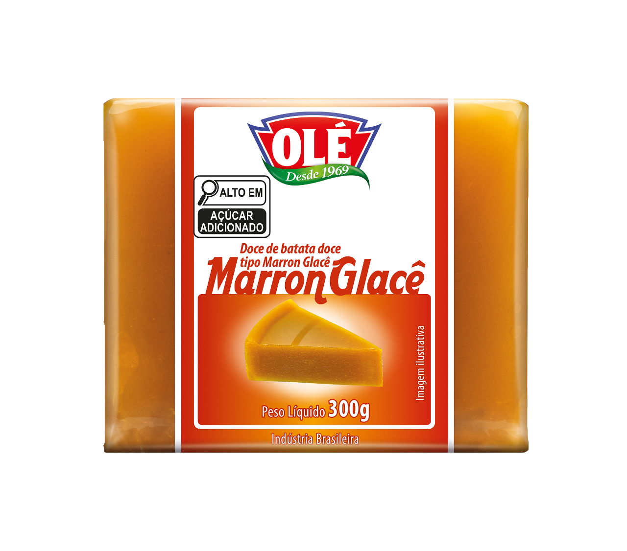 Marron Glacé in Flow Pack Olé 300g Box of 24 units