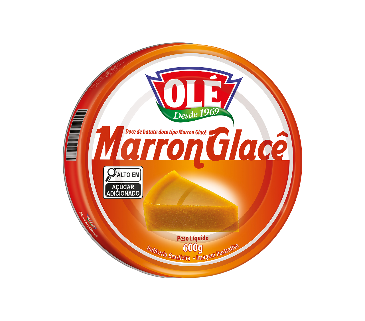 Marron Glacê em Lata Olé 600g Caixa com 12 unidades