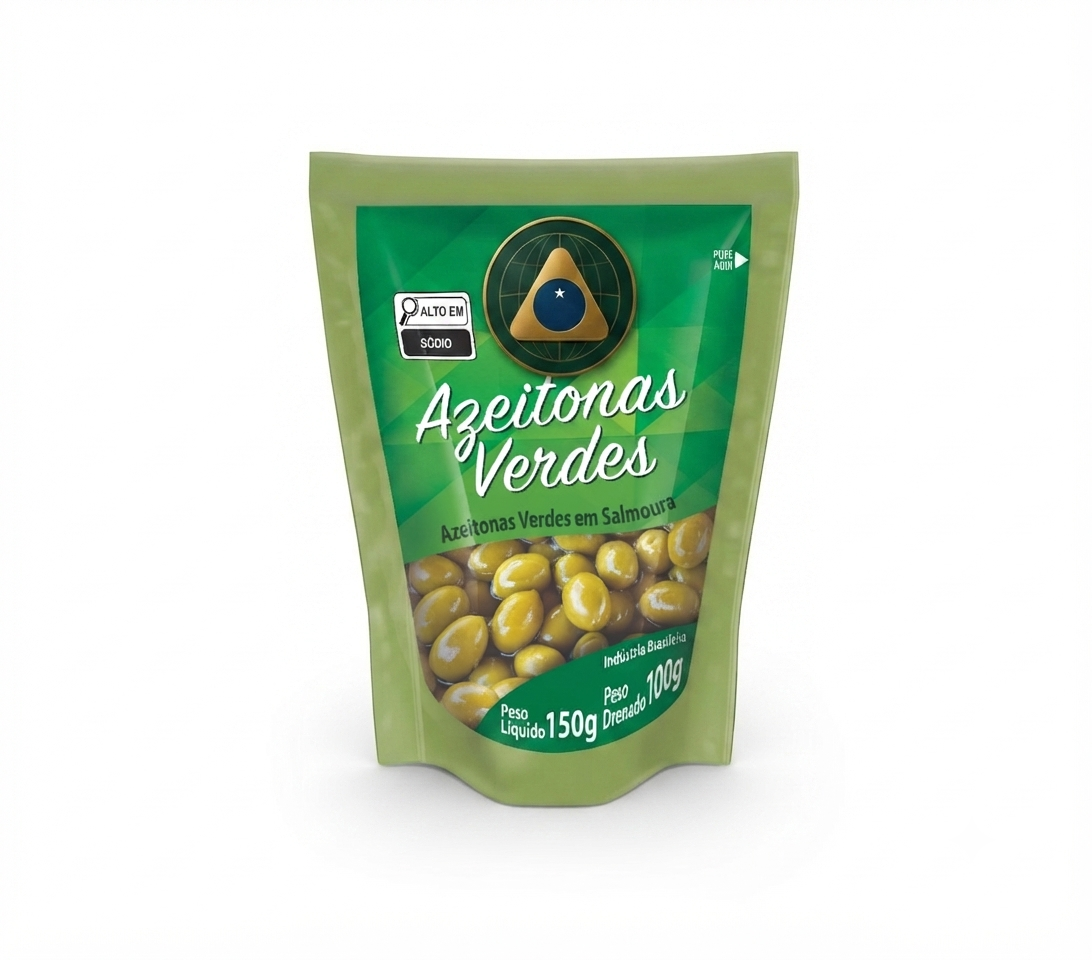 Azeitonas Verde  100G Sachê