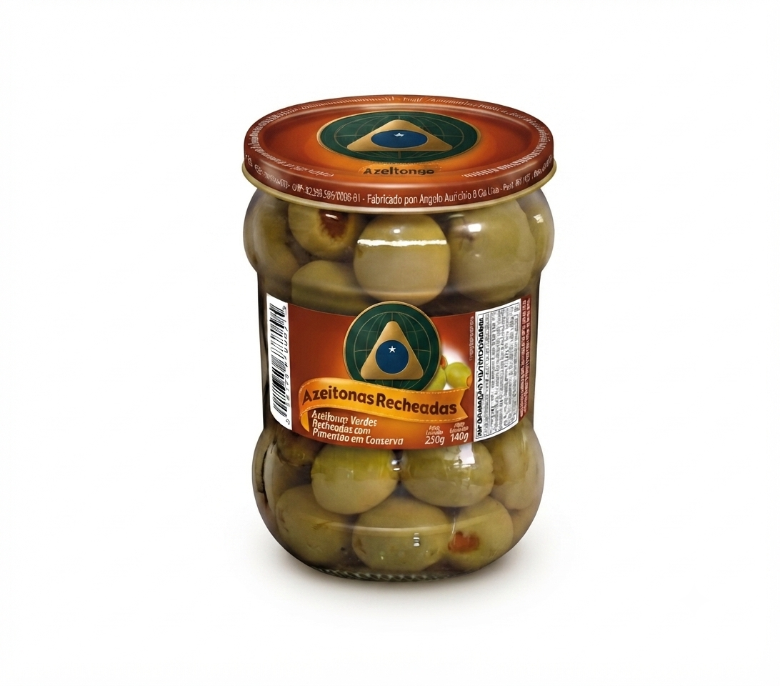 Stuffed Green Olives 140G Glass Jar