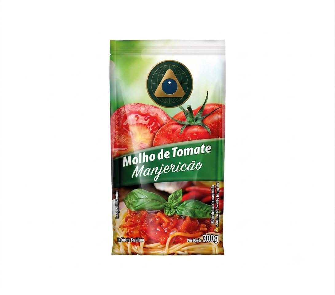 Salsa de Tomate con Albahaca 300G Sobre