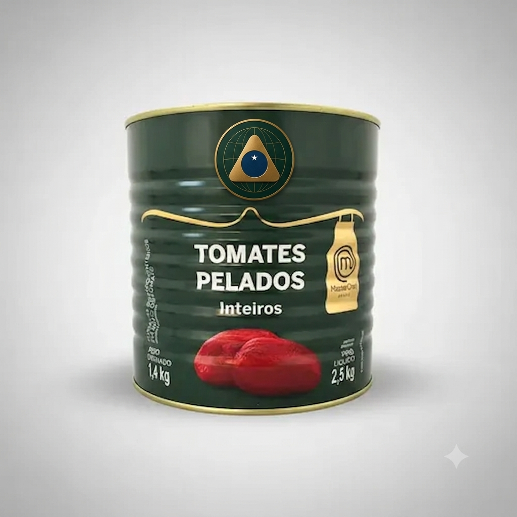 Tomates Pelados Inteiros  1,4KG Lata