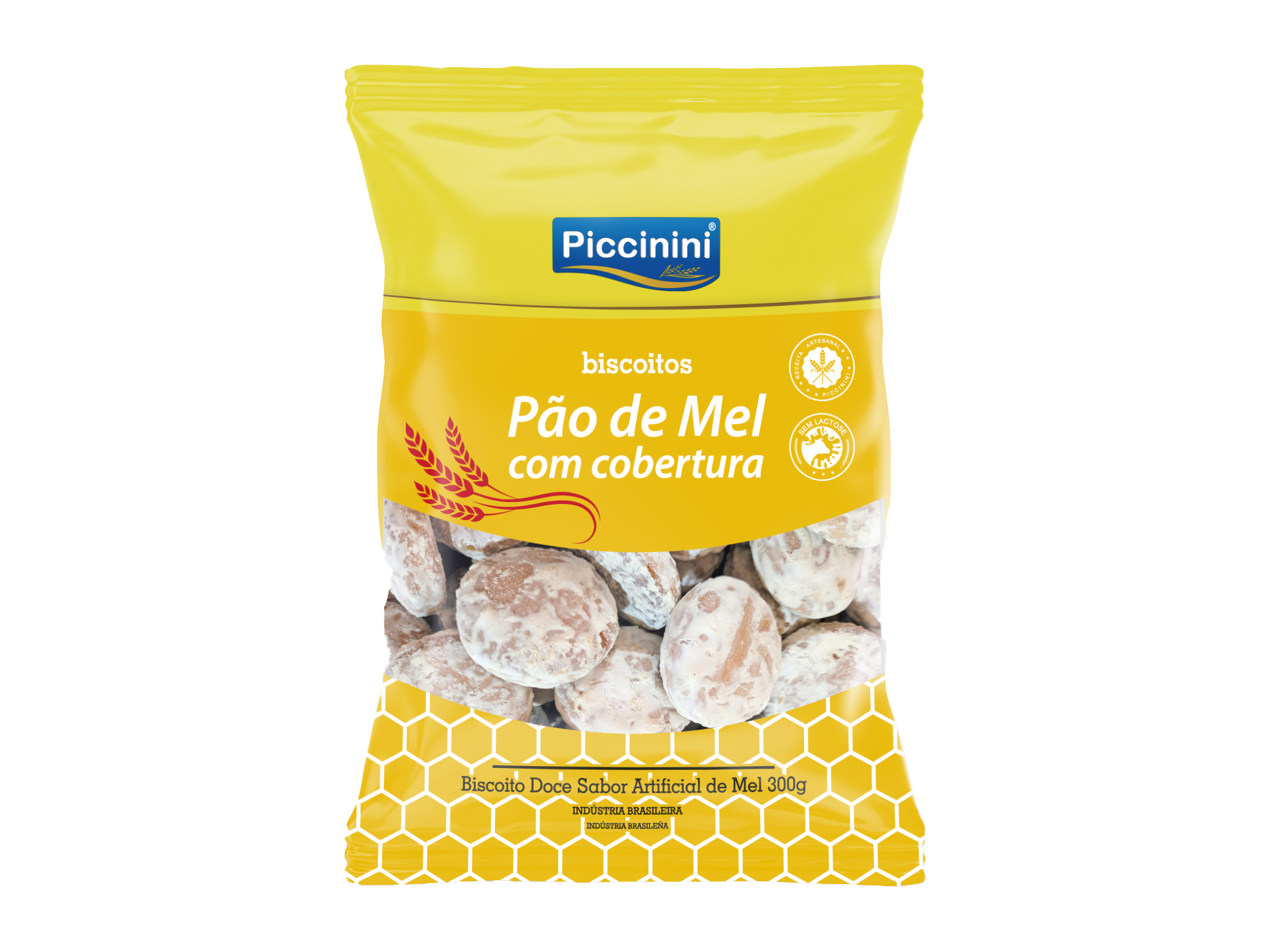 PÃOZINHO DE MEL COM GLACÊ 14X300GR