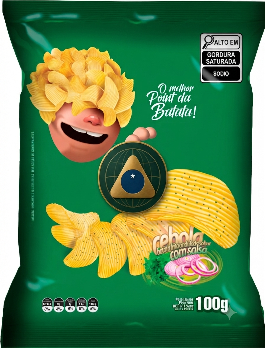 Wavy Potato Chips Onion And Parsley Flavor 24X100G