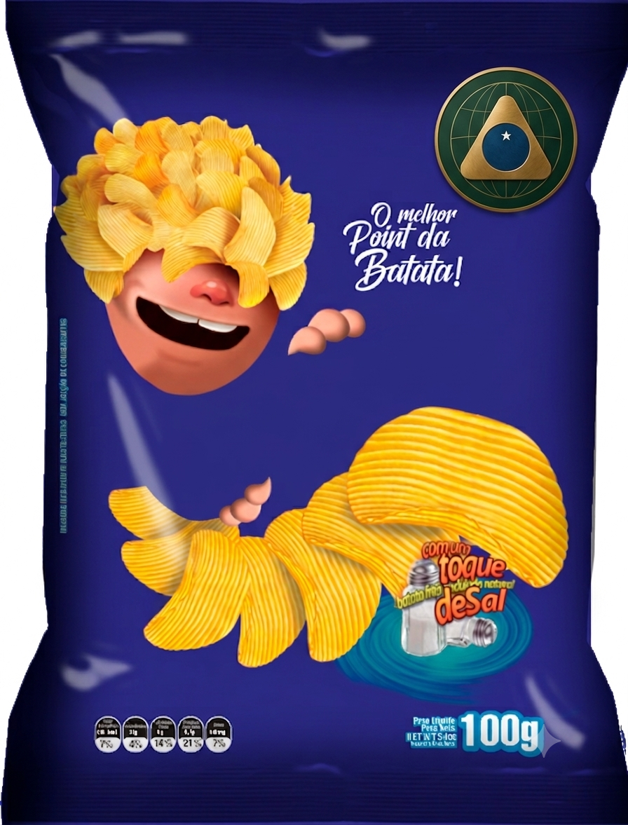 Wavy Potato Chips Original Flavor 24X100G