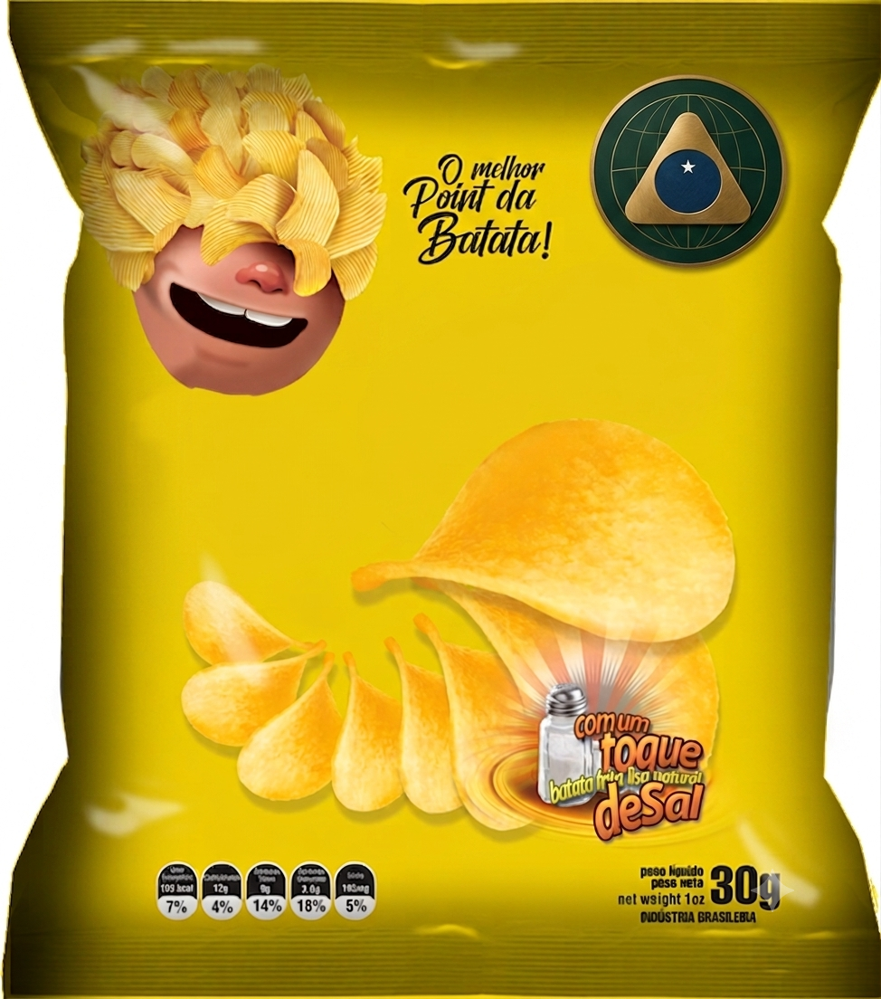 Papa Lisa Sabor Natural 30G