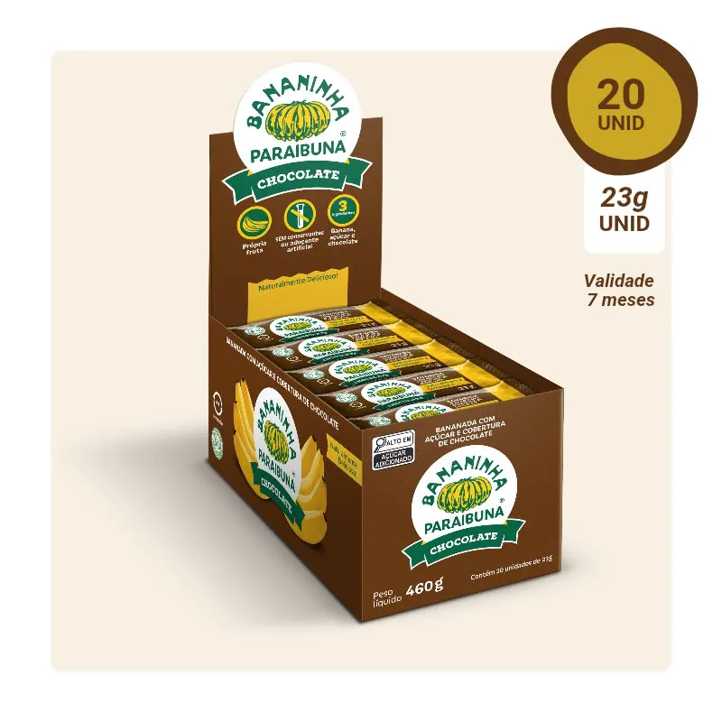Bananinha Coberta com Chocolate  23g