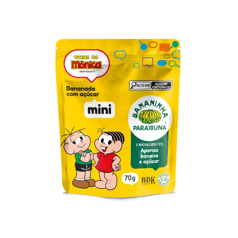 Bananinha Mini Cremosa Turma Da Mônica 70g
