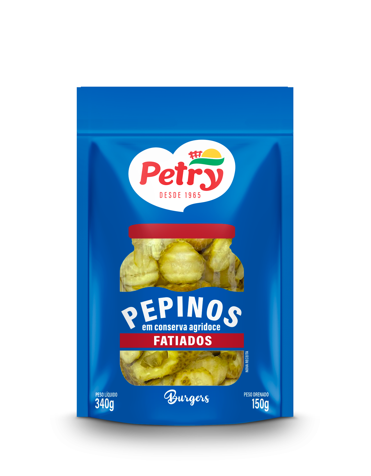 Pepino Fatiado Em Conserva Pouch  150G