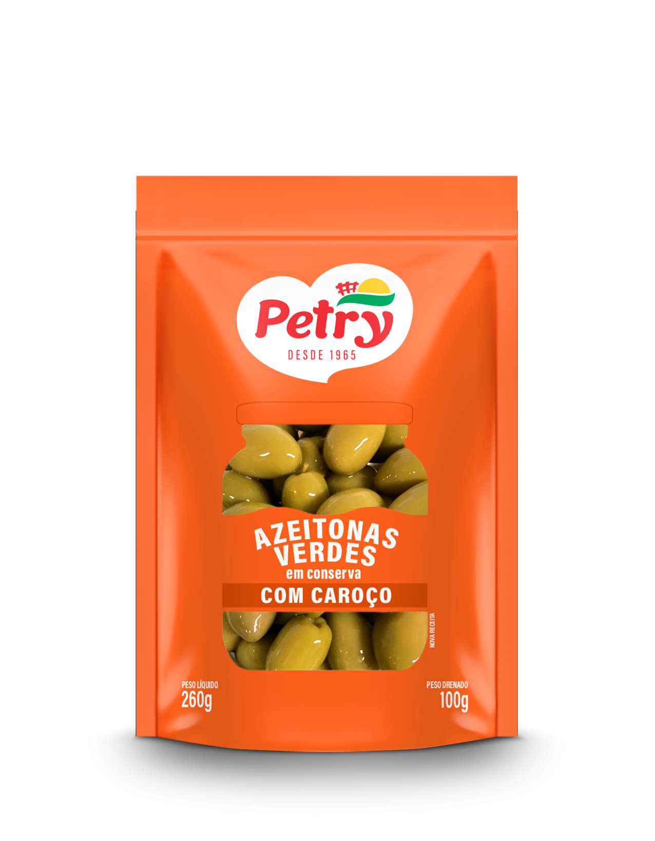 Aceitunas Verdes En Conserva Con Hueso Pouch  100G