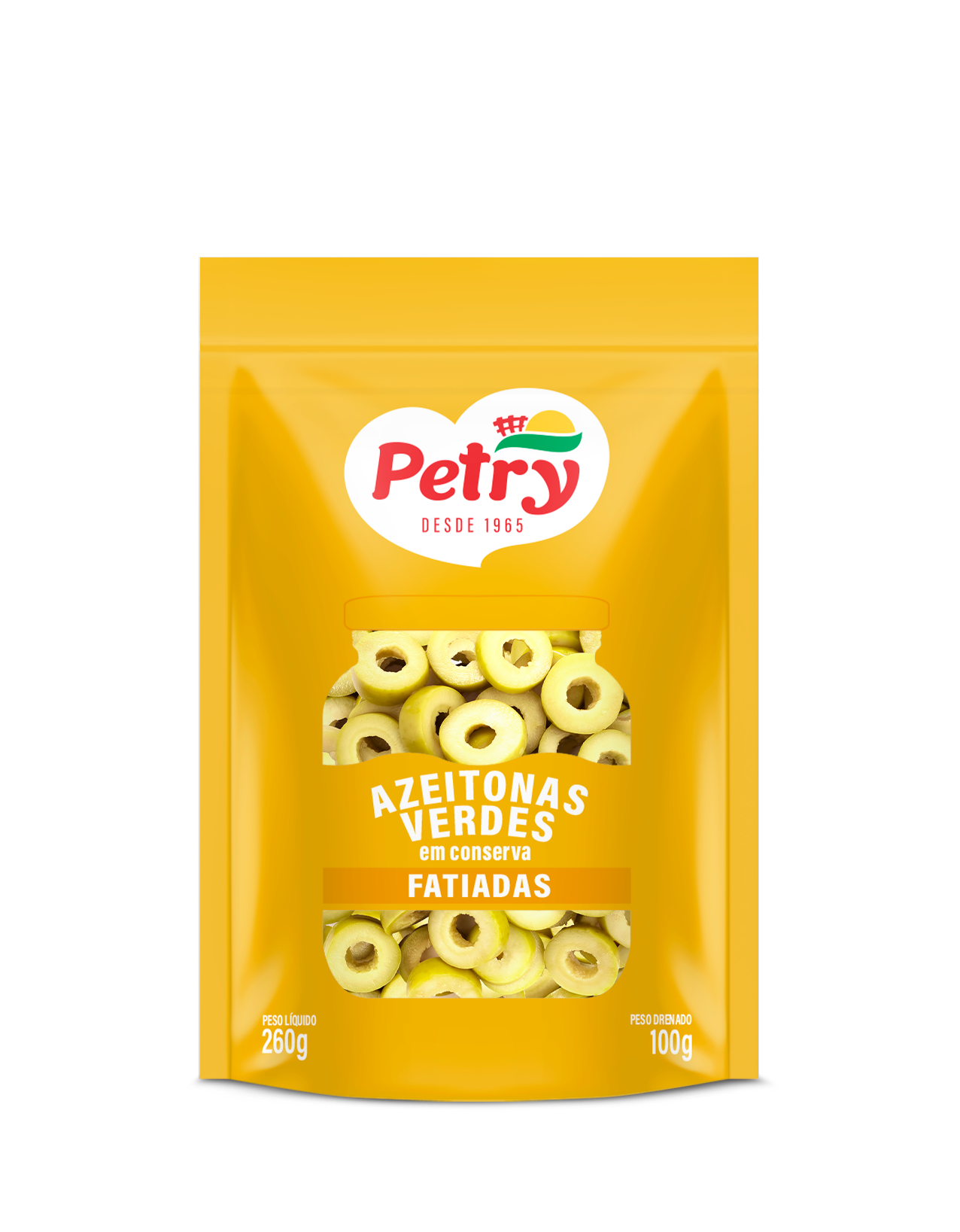 Azeitonas Verdes Em Conserva Fatiada Pouch  100G